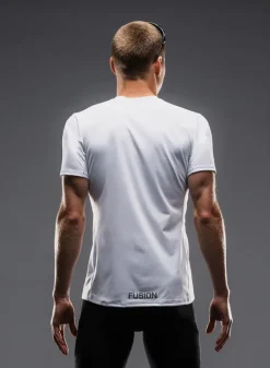 Fusion mens Tempo! t-shirt white brand
