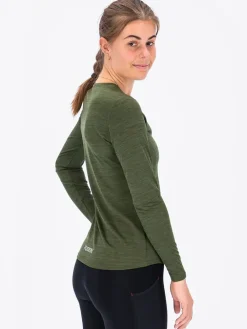 Fusion womens C3 long sleeve green