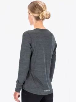 Fusion womens C3 long sleeve grey