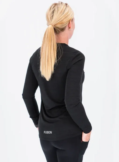 Fusion womens C3 long sleeve black