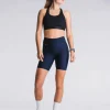 Fusion womens C3 short training tights night blue