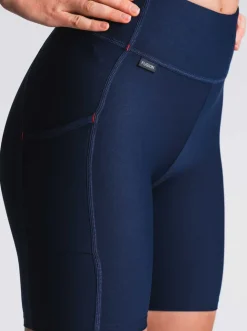 Fusion womens C3 short training tights night blue