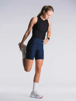 Fusion womens C3 short training tights night blue