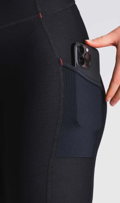 Fusion womens C3 short training tights black