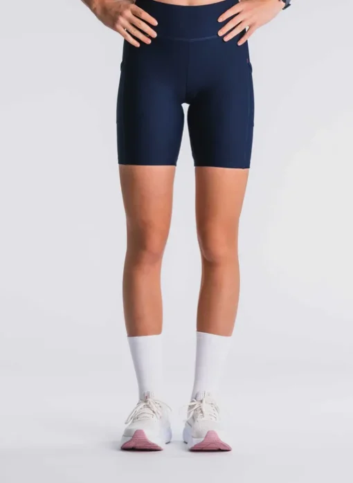 Fusion womens C3 short training tights night blue