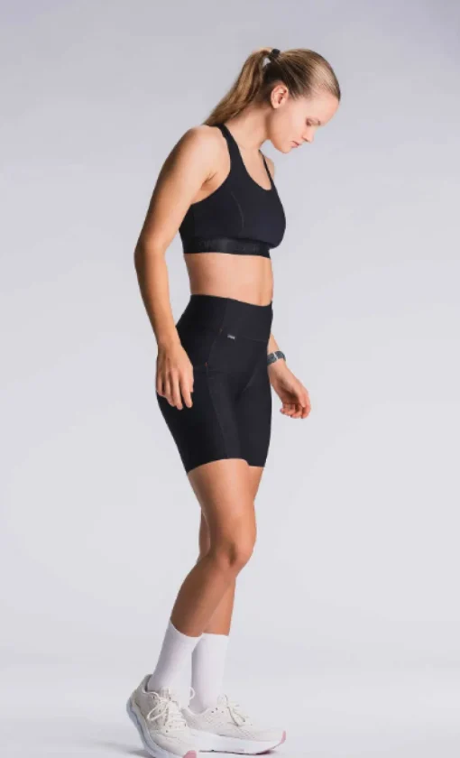 Fusion womens C3 short training tights black