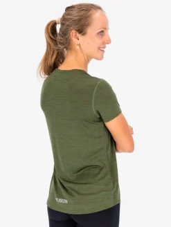 Fusion womens C3 t-shirt green