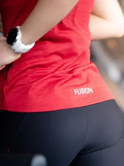 Fusion womens C3 t-shirt red