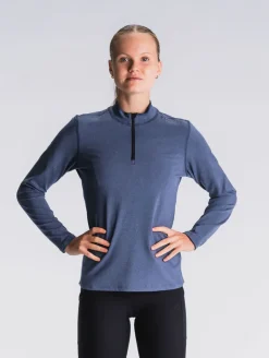 Fusion womens C3 zip neck night blue