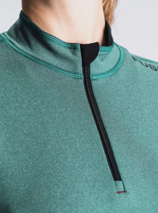 Fusion womens C3 zip neck green