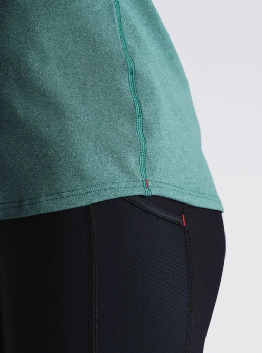 Fusion womens C3 zip neck green