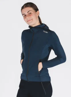 Fusion womens recharge hoodie blue