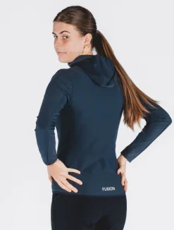 Fusion womens recharge hoodie blue