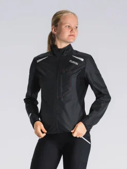 Fusion womens S1 run jacket black