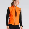 Fusion womens S1 run vest orange
