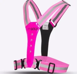 Gato USB Led Safer Sport Vest Hot Pink