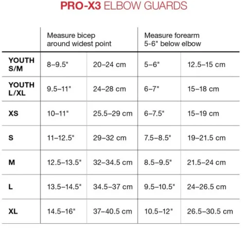 G-Form Pro-X3 elleboog pads Youth