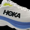 Hoka One One Bondi 8 blanc de blanc/virtual blue [wide 2E]