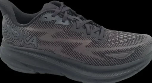 Hoka One One Clifton 9 black/black [wide 2E]