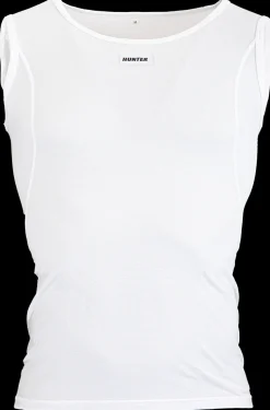 Hunter Mouwloos Mesh White Dames