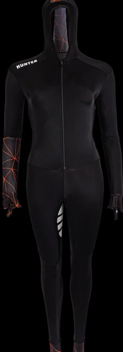 Hunter Speedsuit Lines Lycra Orange