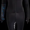 Hunter Speedsuit Lines Lycra Blue