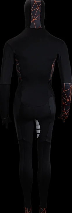 Hunter Speedsuit Lines Lycra Orange