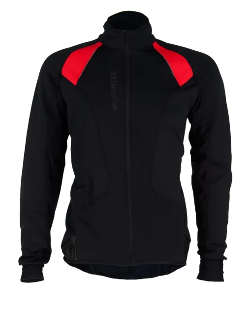 Hunter Windtex Comfort Jack Pro Heren Zwart/Rood