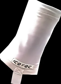 Icetec snijvaste enkelsok shorttrack wit