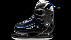 Lake Placid Hockeyschaats Verstelbaar Zwart/Blauw