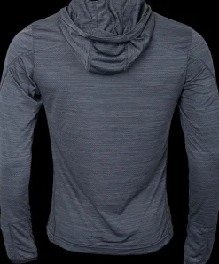 Li-Ning Falk zipper long sleeve shirt [dark grey melange]