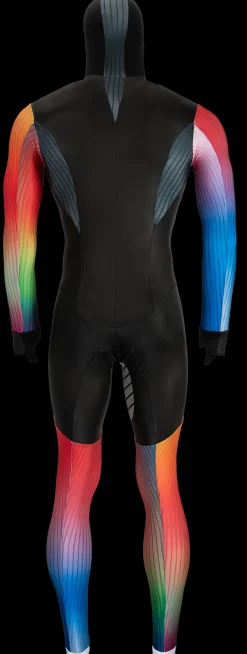 Nice rubber schaatspak power x rainbow