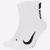 Nike Multiplier Ankle Socks 2 Pack White