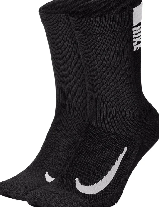 Nike Multiplier High Socks 2 Pack Black