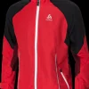 Odlo Jacket Frequency Web Rood/Zwart KIDS