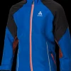 Odlo jacket frequency web blauw/zwart KIDS