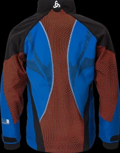Odlo jacket frequency web blauw/zwart KIDS