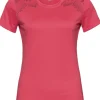 Odlo T- shirt dames basislaag top met ronde hals k/m Core Light Print