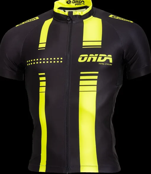 Onda Fietsshirt Pro Fapv racing minho pro 11 black/yellow fluo