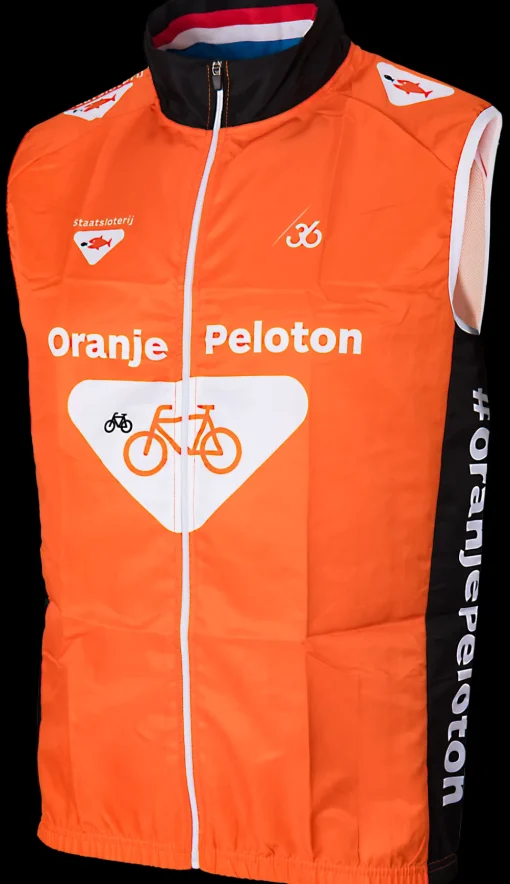 36 Oranje peloton Windbreaker!