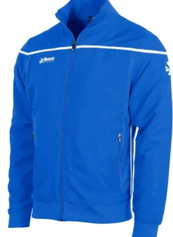 Reece Varsity Woven Jacket Unisex blue-white