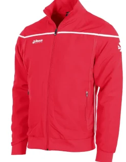 Reece Varsity Woven Jacket Unisex red-white
