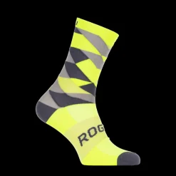 Rogelli fietssok RCS-14 fluor geel