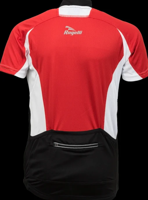 Rogelli Ranco wielershirt korte mouw Rood