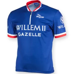 Rogelli Retro Willem II wielershirt kortemouw