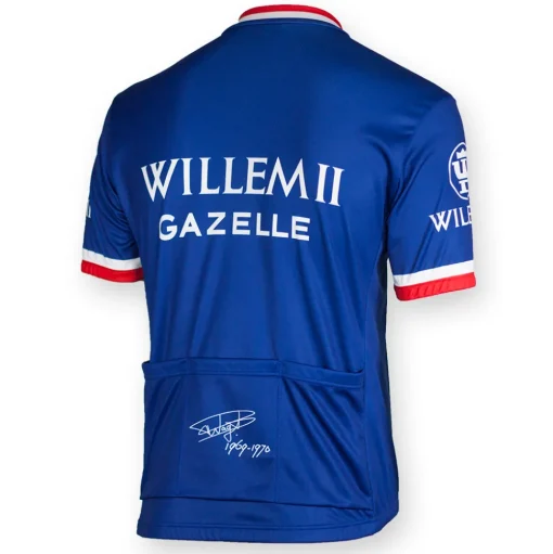 Rogelli Retro Willem II wielershirt kortemouw