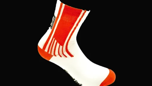 Santini Fietssokken Calzini WitRood