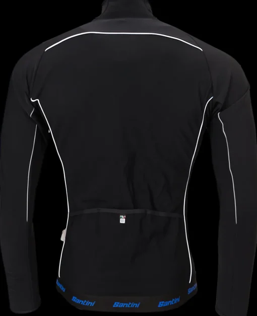 Santini Windstopper Zwartprint Fietsjack