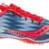 Saucony Kilkenny Racing XC5 UK purple/red