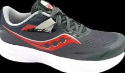 Saucony Ride 15 grey/black/red